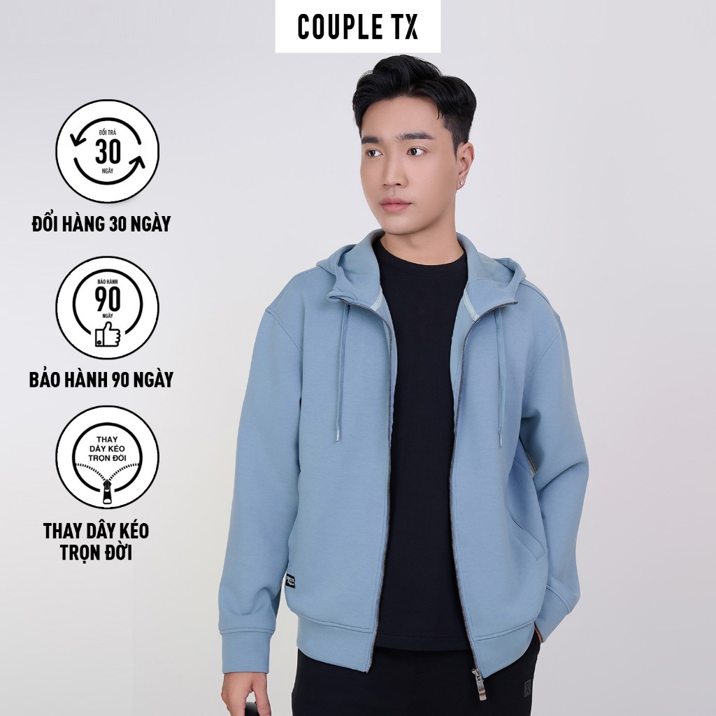 Ảnh Áo Khoác Chống Nắng Nam Couple TX Thun 2 Da Dây Kéo 2 Đầu MOK 1059 2