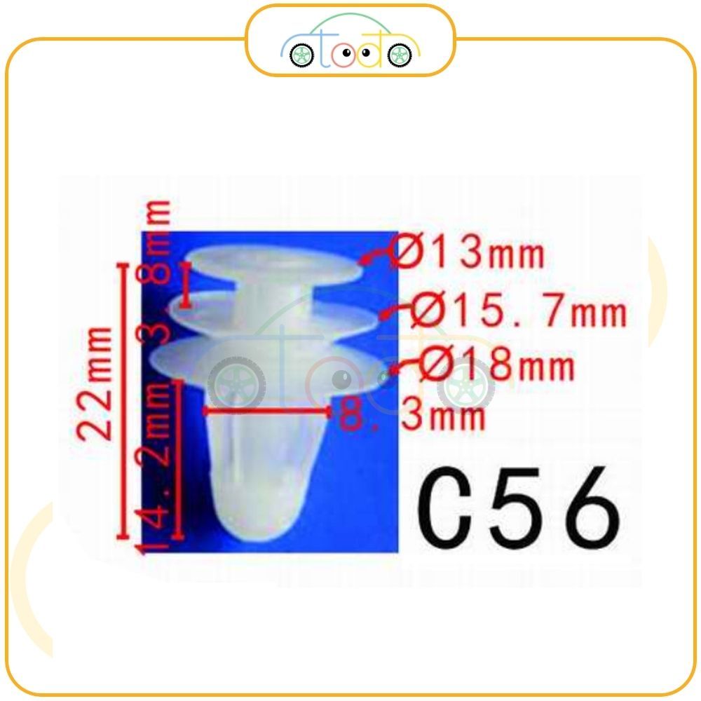 Chốt nhựa C56 dùng cho xe Other sản xuất với độ chính xác cao | Shopee ...