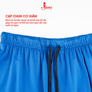 Bộ thể thao nam cotton JASEY, Áo phông nam, bộ thể thao cổ tròn không họa tiết mã 2104