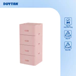 Tủ lắp ghép MatsuLock 4 ngăn DUY TÂN nhựa PP/ABS, 4 hộc tủ tháo lắp linh hoạt, tủ quần áo đa năng, tiện lợi — ảnh 6