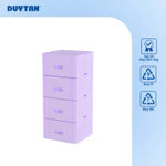 Tủ lắp ghép MatsuLock 4 ngăn DUY TÂN nhựa PP/ABS, 4 hộc tủ tháo lắp linh hoạt, tủ quần áo đa năng, tiện lợi — ảnh 8