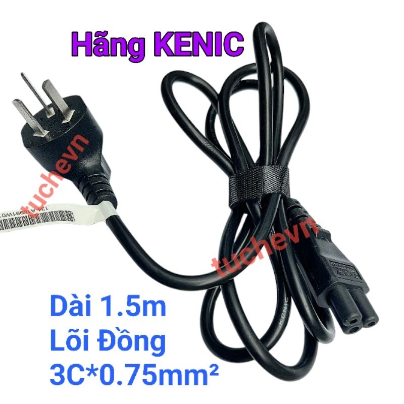 Dây nguồn AC hãng KENIC , phích 3 chân chuẩn ÚC ( Type I ) ra C5 chịu ...