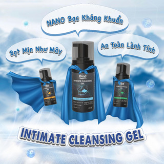 Bọt vệ sinh nam giới BIRD Intimate Cleansing dung dịch tạo bọt hương thơm nam tính 100ml