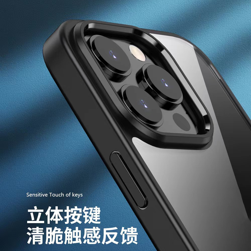 Ảnh Ốp Chính Hãng BIG - Likgus Lưng Trong Suốt Viền Màu Chống Sốc, Viền Camera Kim Loại Dành Cho IP 16 15 14 13 12 3