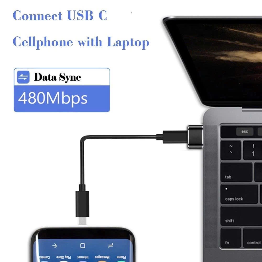 Đầu Chuyển Đổi Từ Cổng Type-c qua Cổng USB - Chính Hãng HD Design