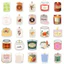 Set 60 Sticker Nến Chống Nước Dán Laptop Vali Mũ Bảo Hiểm Sổ Tay