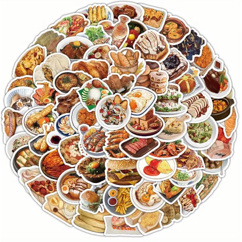 60 sticker các món ăn nhanh ngon ăn vừa miệng