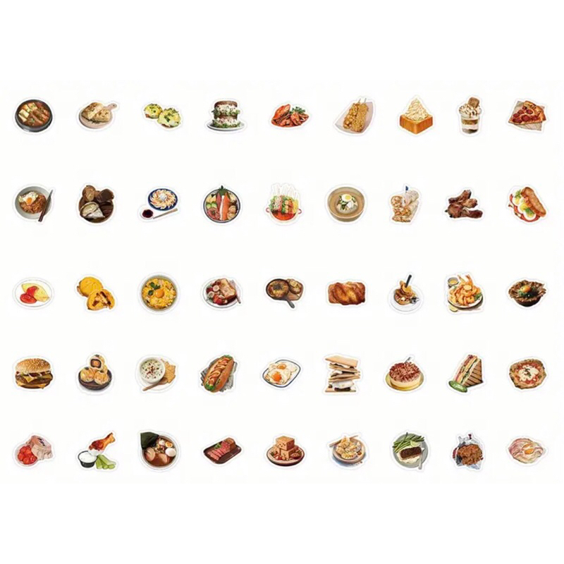 60 sticker các món ăn nhanh ngon ăn vừa miệng