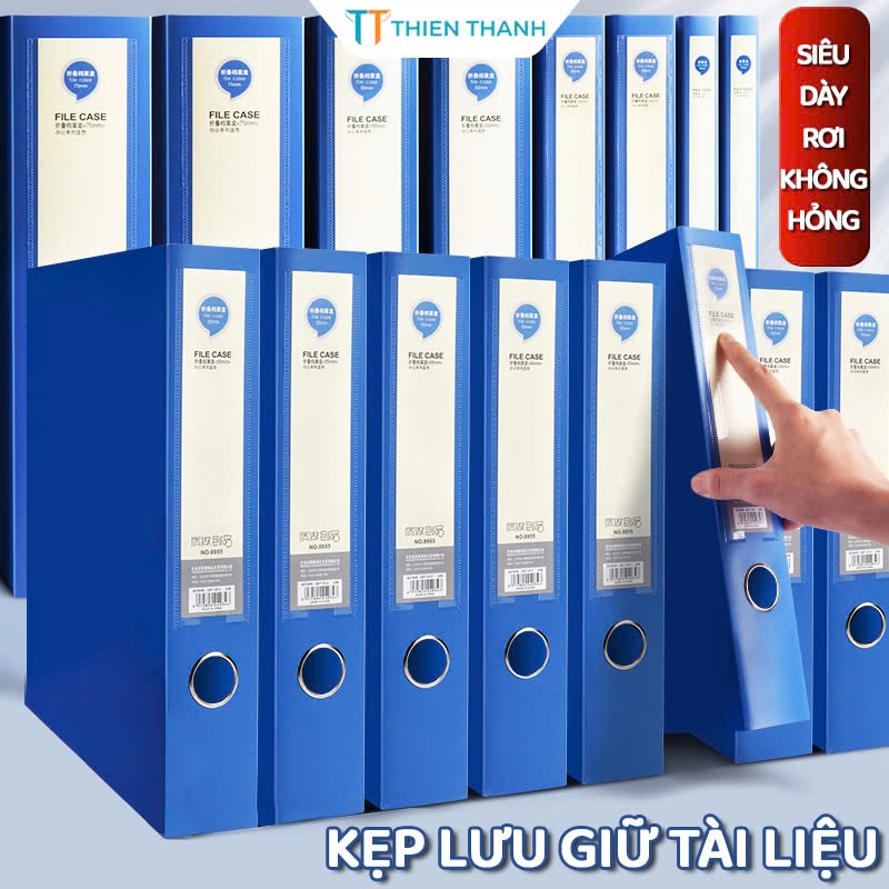 File hộp đựng tài liệu A4 giúp bảo quản hồ sơ, giấy sờ gọn gàng nhiều kích thước