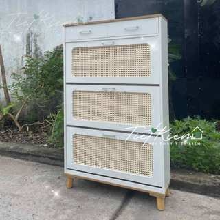 Tủ giầy cánh mây ngang 80cm Nội Thất Tiết Kiệm TG2911