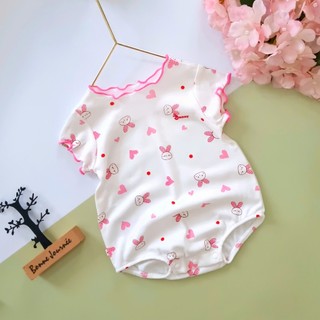 Miễn ship_Body sơ sinh bé gái cao cấp Bunnybaby size từ 4-10kg