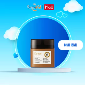 Sữa chống nắng Cocoon bí đao 15ml - Quang phổ rộng, ráo mịn tự nhiên SPF 50+, UVA-PF 62.6