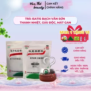 Trà Isatis Bạch Vân Sơn Thanh Nhiệt, Mát Gan, Giảm Đau Họng, Trà Túi Lọc Giảm Bốc Hỏa Cơ Thể, Vân Thỏ Beauty