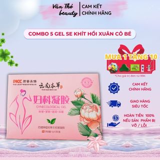 Hộp 5 Gói Yaojian Barry Gel Se Khít Hồi Xuân, Hộp 5 Gel Thanh Se Khít, Chống Nấm, Hết Mùi, Làm Hồng, Vân Thỏ Beauty