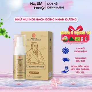 Xịt Khử Mùi Hôi Nách, Xịt Đông Y Trung Hoa Khử Mùi Hôi Nách Hết Thâm Giảm Tiết Mồ Hôi Đồng Nhân Đường 30ml, Vân Thỏ