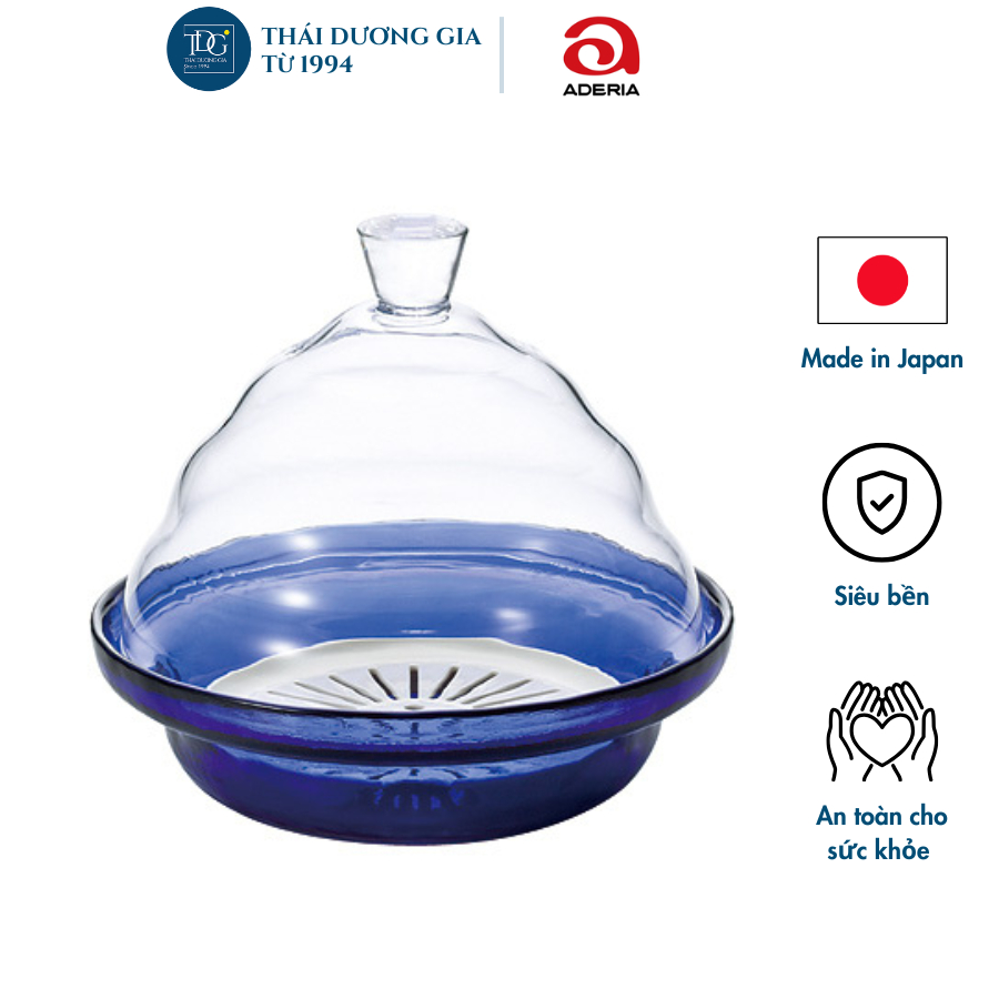 Nồi hấp cách thủy nấu vi sóng 500ml Nhật Bản Aderia – F49233 | Thái Dương Gia