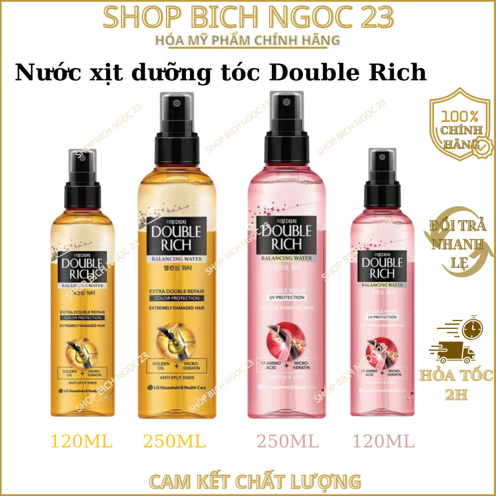 Nước Dưỡng Tóc Double Rich Chuyên Sâu Balancing Water Double Repair 120/250ml