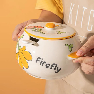 Hũ sứ đựng gia vị, mỡ lợn, các loại hạt khô decor bếp không chì 880ml