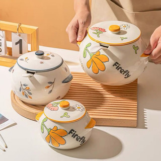 Hũ sứ đựng gia vị, mỡ lợn, các loại hạt khô decor bếp không chì 880ml