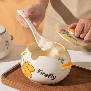 Hũ sứ đựng gia vị, mỡ lợn, các loại hạt khô decor bếp không chì 880ml