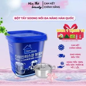 Bột Tẩy Đa Năng Hàn Quốc, Chuyên Tẩy Inox Tẩy Trắng Nồi, Chảo, Sàn Tắm, Bếp Nhập khẩu Siêu Hiệu Quả, Vân Thỏ Beauty