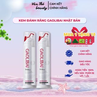 Kem Đánh Răng GAOLIBAI Nhật Bản, Gel Nano Bạc Làm Trắng Răng 120gr Sạch Mảng Bám, Hơi Thở Thơm Mát, Vân Thỏ Beauty