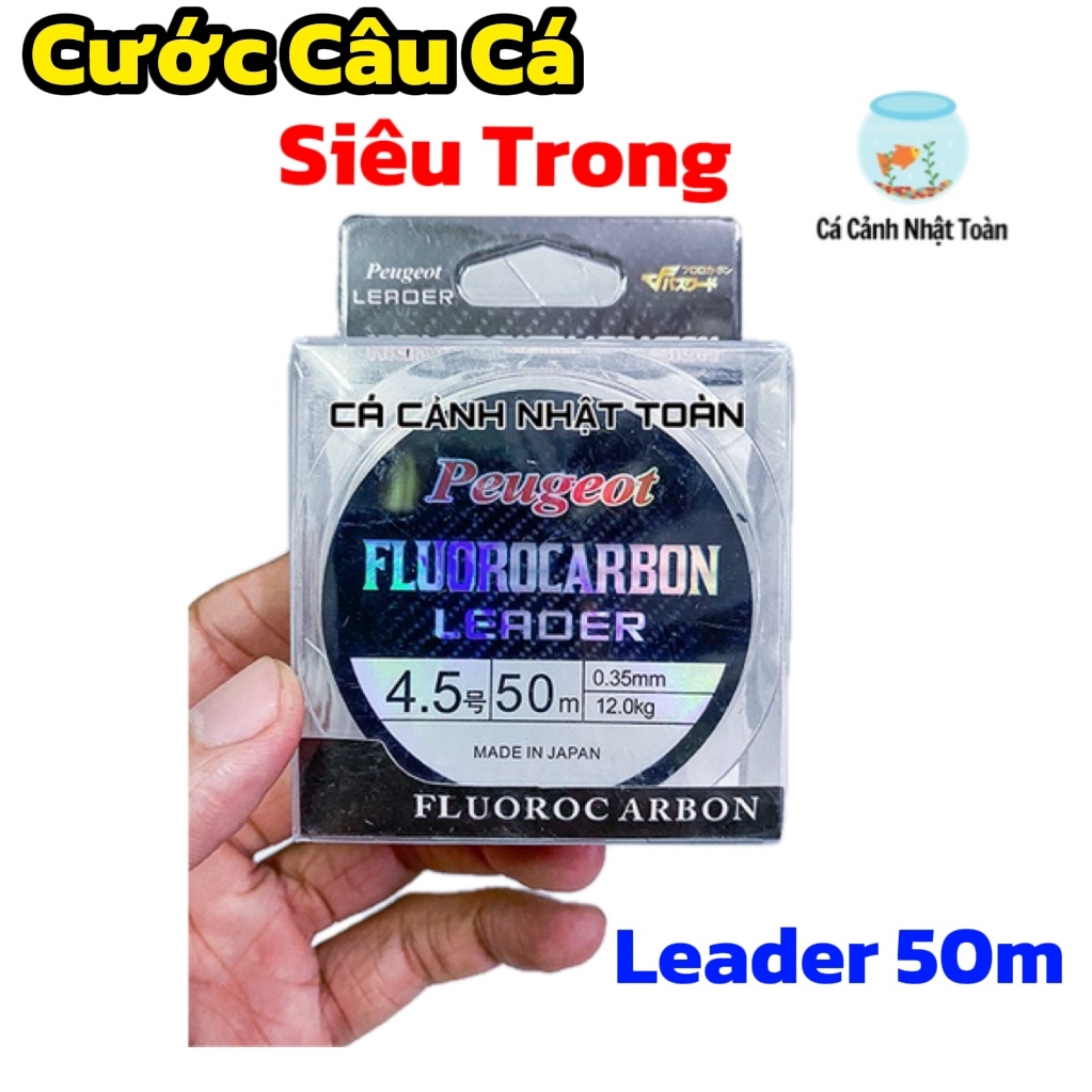 DÂY CƯỚC CÂU CÁ PEUGEOT FLUOROCARBON LEADER JAPAN 50M