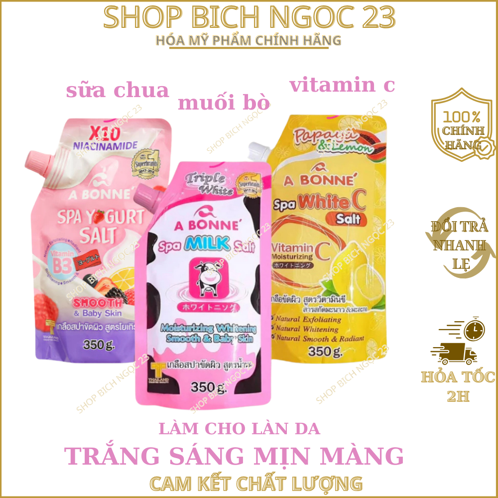 Muối tắm sữa bò tẩy tế bào chết A Bonne Spa Milk Salt 350g