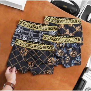 [GIÁ TẬN XƯỞNG] Combo 5 quần sịp đùi Hoàng Gia chất liệu thun lạnh co giãn 4 chiều Menswear Quần Boxer