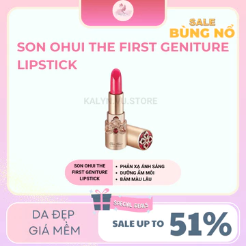 Son Thỏi Mini OHUI The First Geniture Lipstick 1.3g Lì Có Dưỡng Ẩm, Mịn Môi Màu Đỏ Tươi