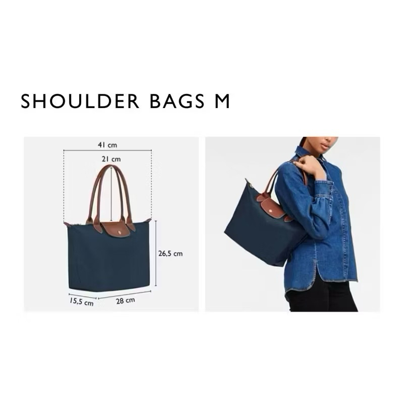 CHINH HANG MEDIUM SIZE TUI LONGCHAMP LE PLIAGE ORIGINAL M TOTE BAG PAPER Tui xach mau be quai n p nau Shopee Vi t Nam