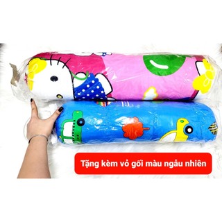 🔖TẶNG KÈM VỎ GỐI🔖Gối Cho Bé Đi Học (Ruột+Vỏ Gối), Gối Nằm, Ôm Cho Trẻ Em Đi Học Nằm Êm Ái _ Giá Rẻ