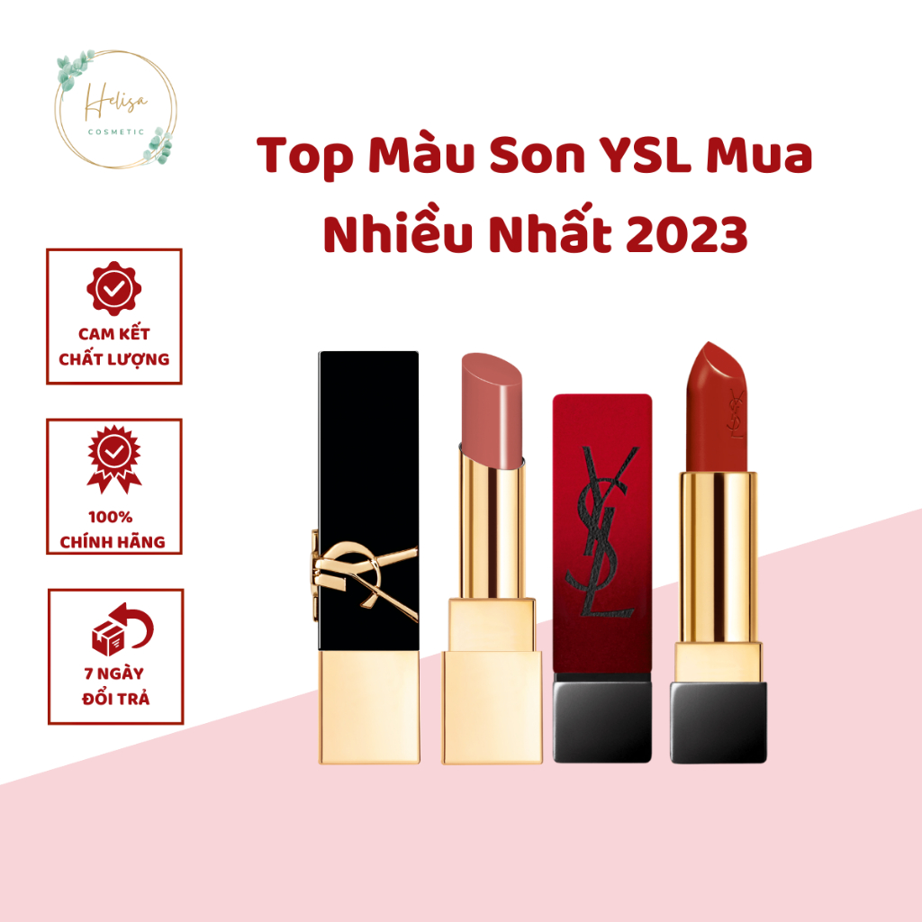 Son YSL Rouge Pur Couture The Slim, YSL Rouge Voluple Shine Full Size ...