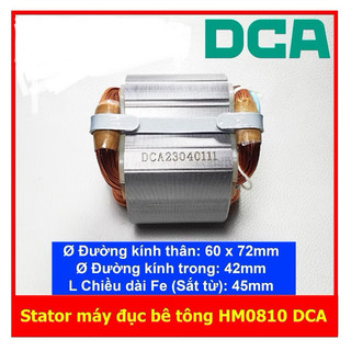 Stator đục MAKITA 0810 HM0810 DCA AZG6 (Cuộn điện - pin 0810)