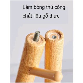 ♨️SALE 50%♨️ Cây Treo Quần Áo, Nón, Giá Treo 3 Chân Trụ Gỗ Tự Nhiên, Decor Phòng, Hàng Xuất Khẩu