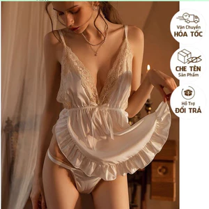 SX862 - váy ngủ lụa Lụa sexy - đầm ngủ lụa - KellyWang