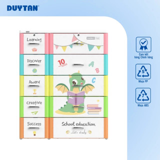 Tủ Shino 5 tầng DUY TÂN nhựa PP/ABS, bao gồm 5 hộc lớn và 5 hộc nhỏ, tủ quần áo đa năng, tiện lợi