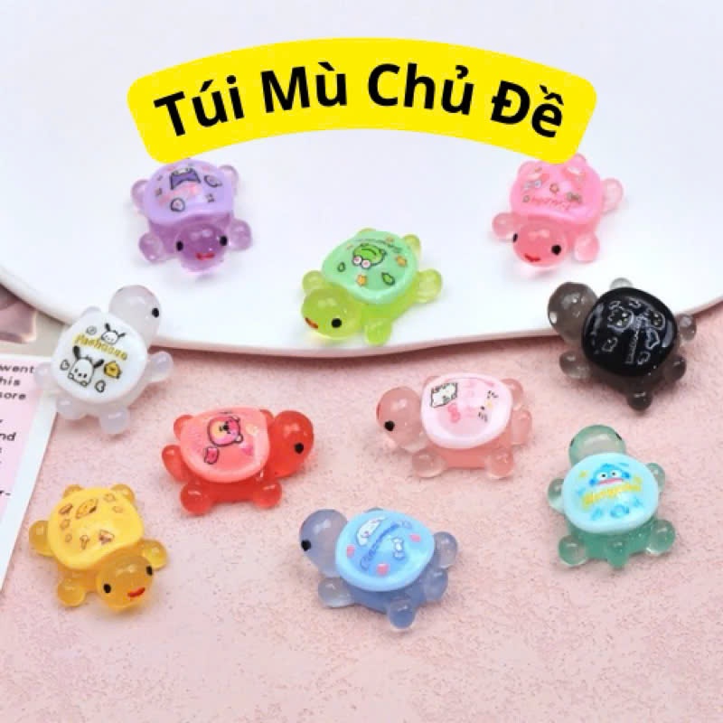 Combo 50 Túi Mù Tự Xé Chủ Đề Rùa Dạ Quang Phát Sáng ,Túi Mù Giá Rẻ Làm ...