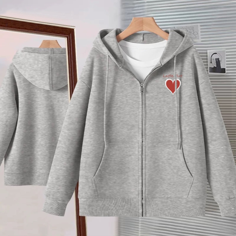 Áo hoodie zip cho bé gái size đại BEESHOP áo khoác nỉ cho bé D25021