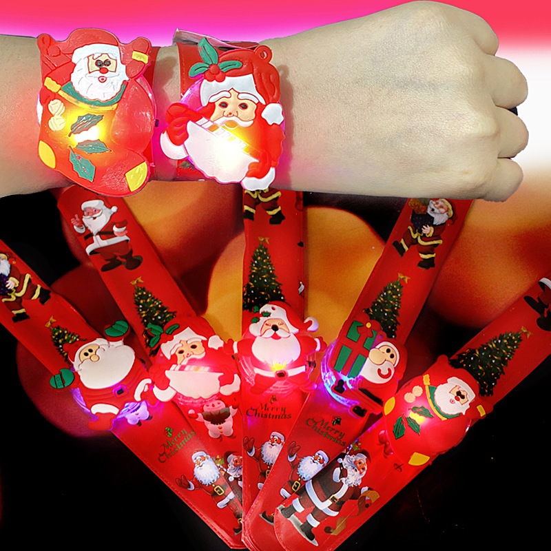 Vòng tay gấu bông ông già noel chú tuần lộc người tuyết, quà tặng giáng sinh cho bé dễ thương