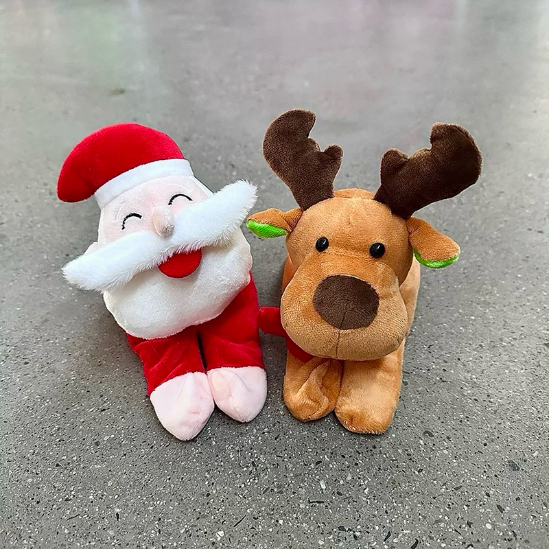 Vòng tay gấu bông ông già noel chú tuần lộc người tuyết, quà tặng giáng sinh cho bé dễ thương