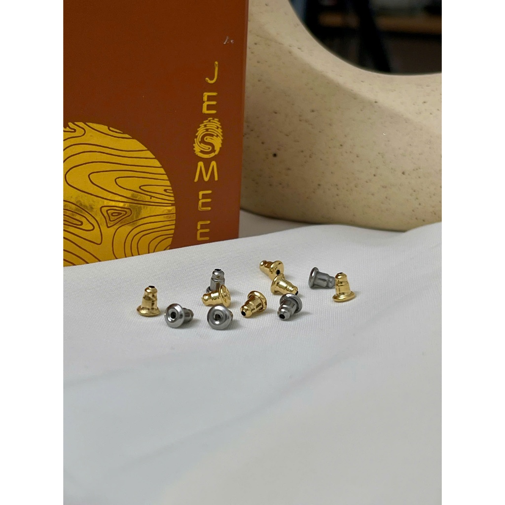 Nút chốt khuyên tai cao cấp Jesmee bảo vệ khuyên tai an toàn, chống rơi hiệu quả