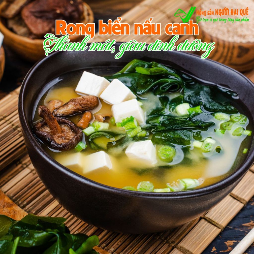 Combo 2 gói Rong biển nấu canh - Thanh mát, giàu dinh dưỡng | Nông sản NGƯỜI HAI QUÊ