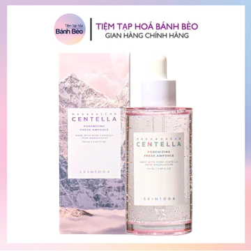 Tinh chất giảm dầu nhờn, se lỗ chân lông Skin1004 Madagascar Centella Poremizing Fresh Ampoule 100ml