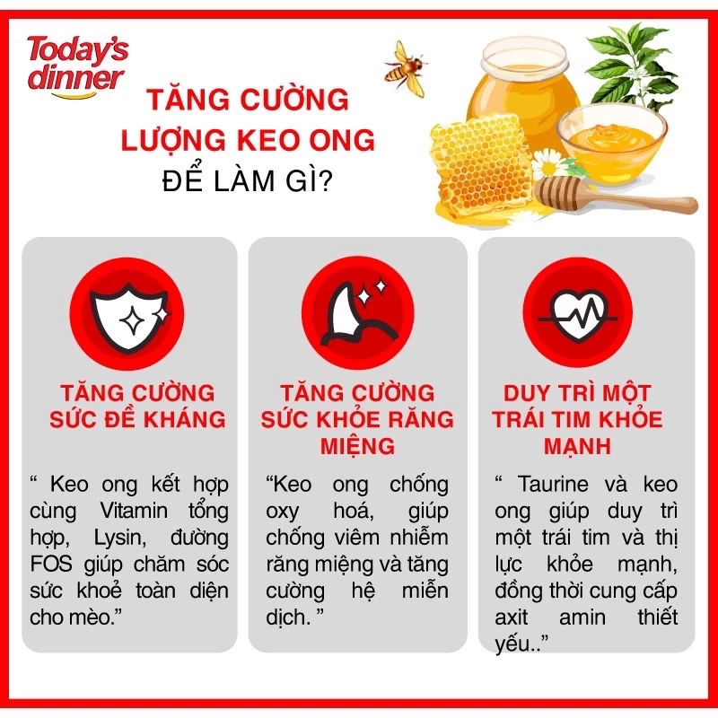Thức Ăn Hạt Cho Mèo Today's Dinner Nhập Khẩu Hàn Quốc Hỗ Trợ Tiêu Búi Lông, Tăng Cường Đề Kháng 5KG