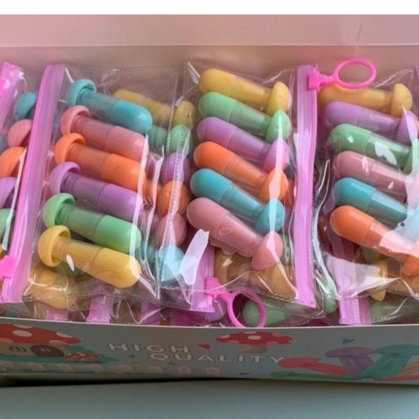 SET BÚT DẠ QUANG NGỌT NGÀO MẪU NGẪU NHIÊN (Đồ dùng dạy học Miki)