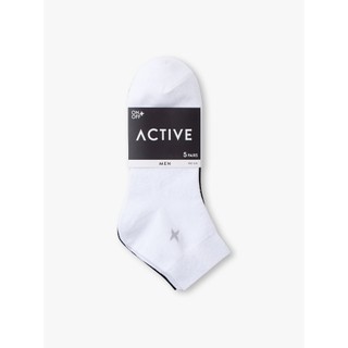 Combo 5 đôi tất vớ nam cổ ngắn cotton ONOFF basic mềm mại mỏng nhẹ thoáng khí - 18AE23A004