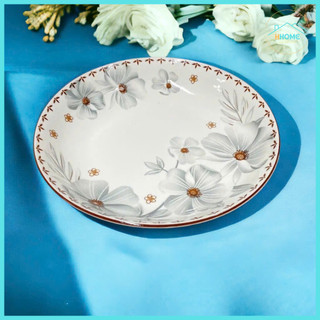 DĨA TRÒN ẢO HOA DỪA TRẮNG, HOA DỪA HỒNG HOA VĂN 4D - SIZE 6,7,8,9