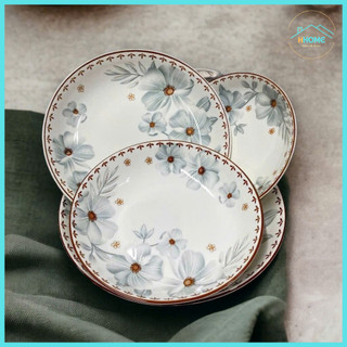 DĨA TRÒN ẢO HOA DỪA TRẮNG, HOA DỪA HỒNG HOA VĂN 4D - SIZE 6,7,8,9