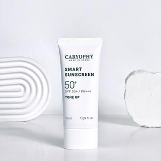 Kem Chống Nắng Caryophy Smart Sunscreen Tone Up Nâng Tông Trắng Hồng Dịu Nhẹ Làn Da 50ml Duduhouse